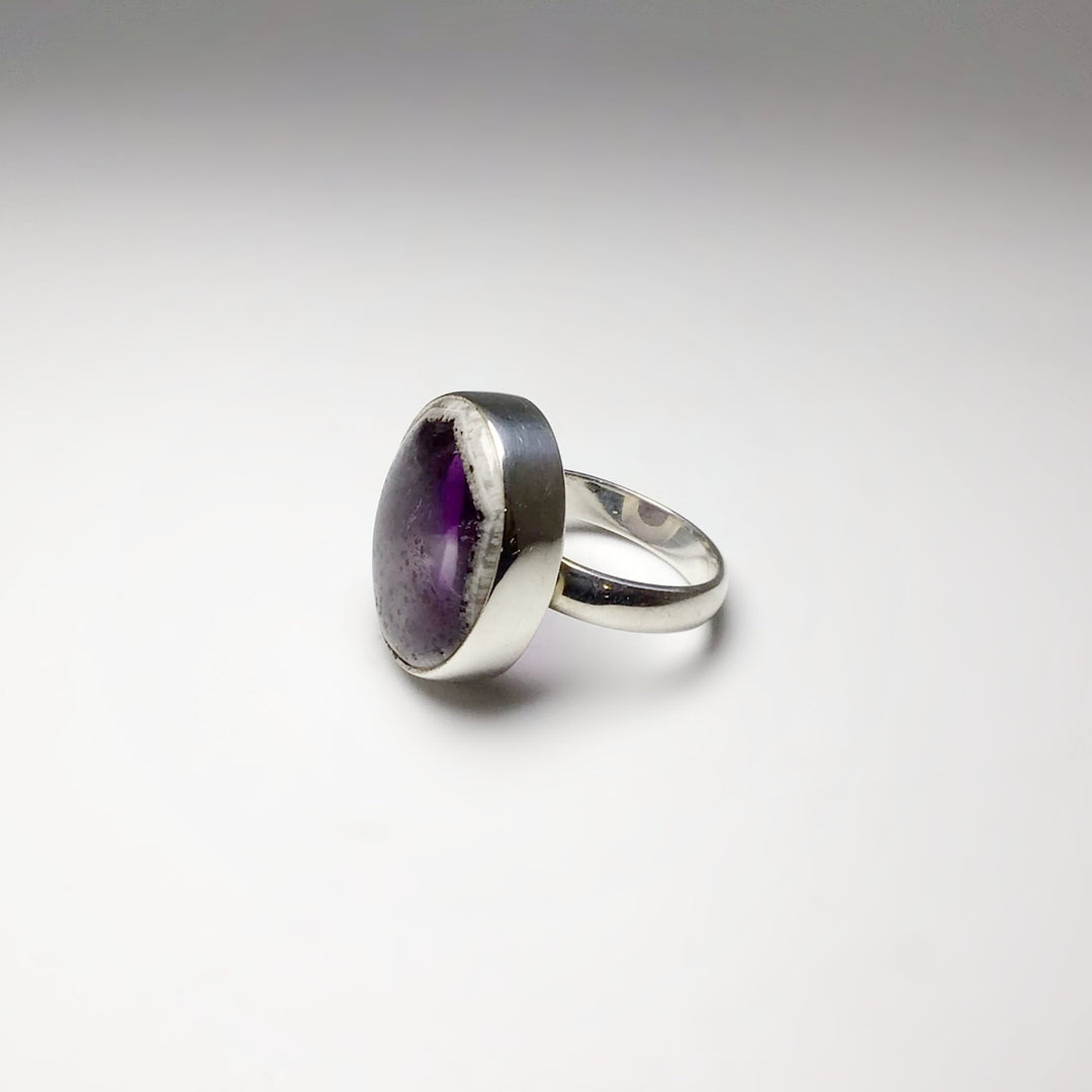Trapiche Amethyst Ring - Rocks and Gems Canada