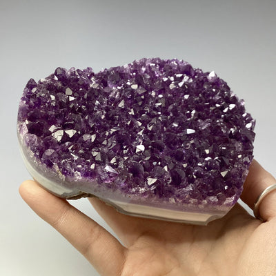 Amethyst Druze Cluster Heart