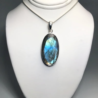 Faceted Labradorite Pendant