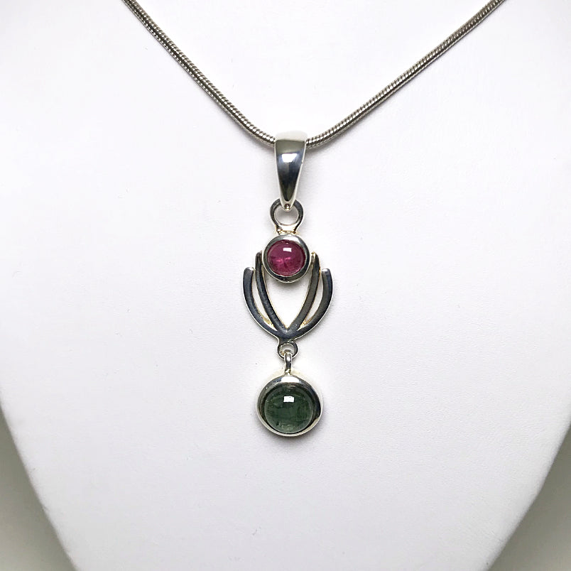Mixed Tourmaline Pendant - Rocks and Gems Canada