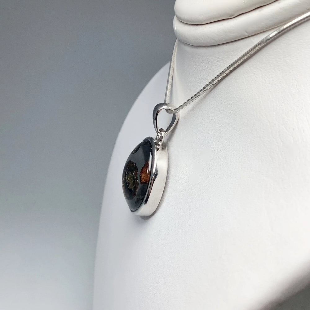 Sericho Meteorite Round Pendant - Rocks and Gems Canada