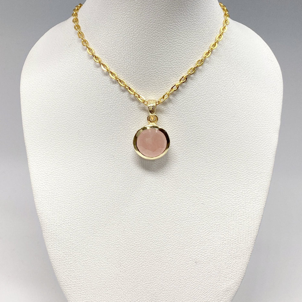 Rose Quartz Pendant - Rocks and Gems Canada