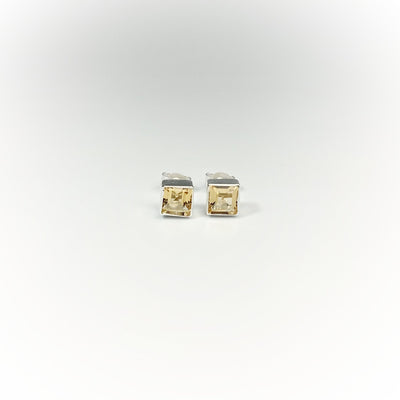 Citrine Stud Earrings