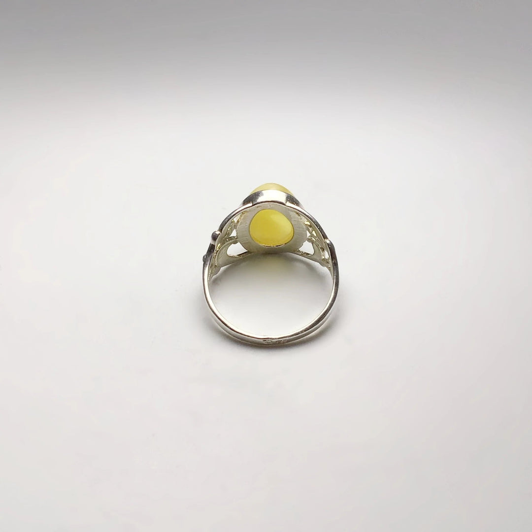 Butterscotch Amber Ring - Rocks and Gems Canada