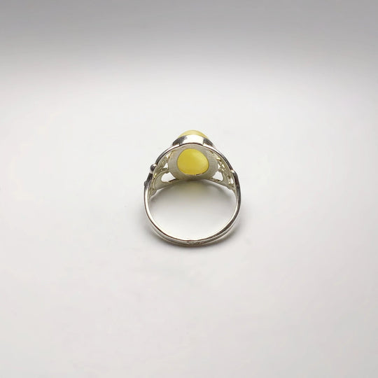 Butterscotch Amber Ring - Rocks and Gems Canada