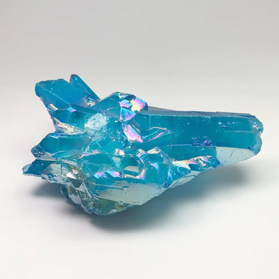 Rainbow Aqua Aura Quartz Cluster