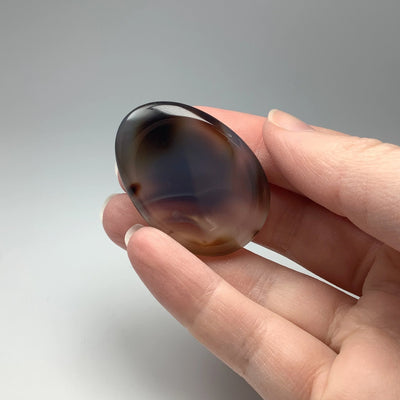 Small Worry Stone - Black Agate