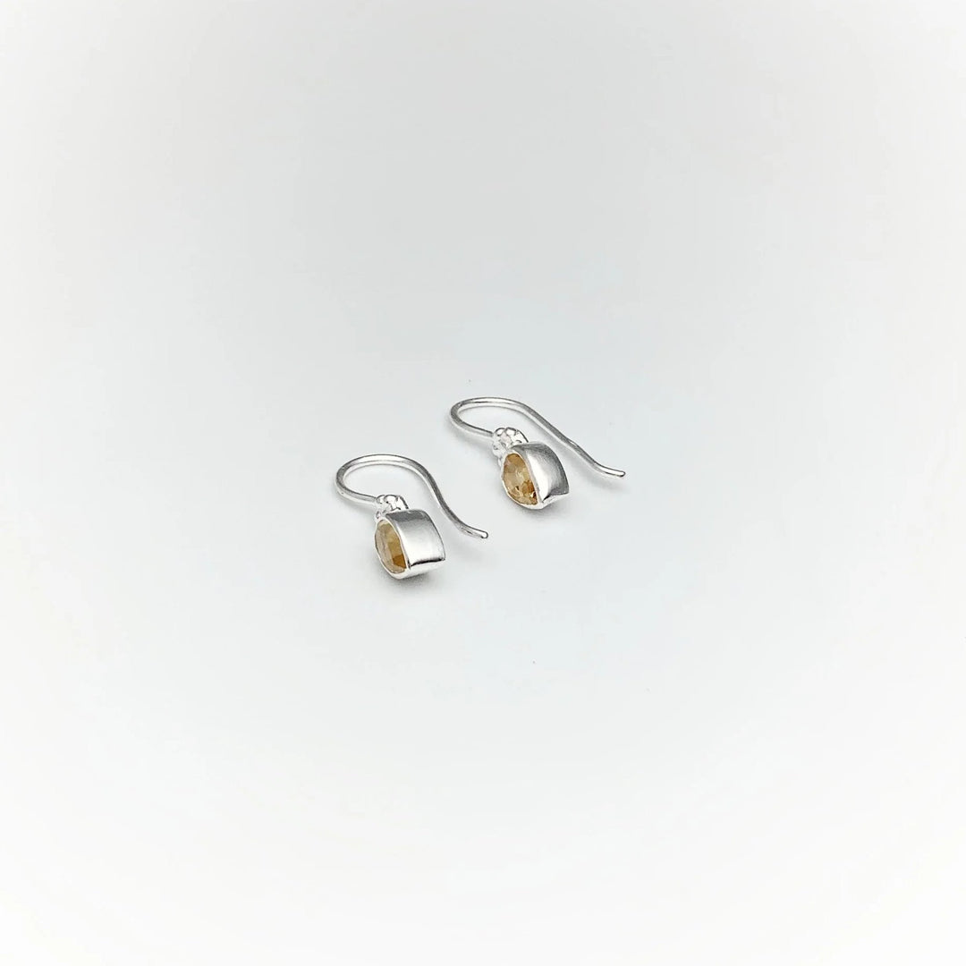 Citrine Dangle Earrings - Rocks and Gems Canada