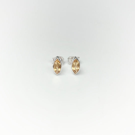 Citrine Stud Earrings - Rocks and Gems Canada