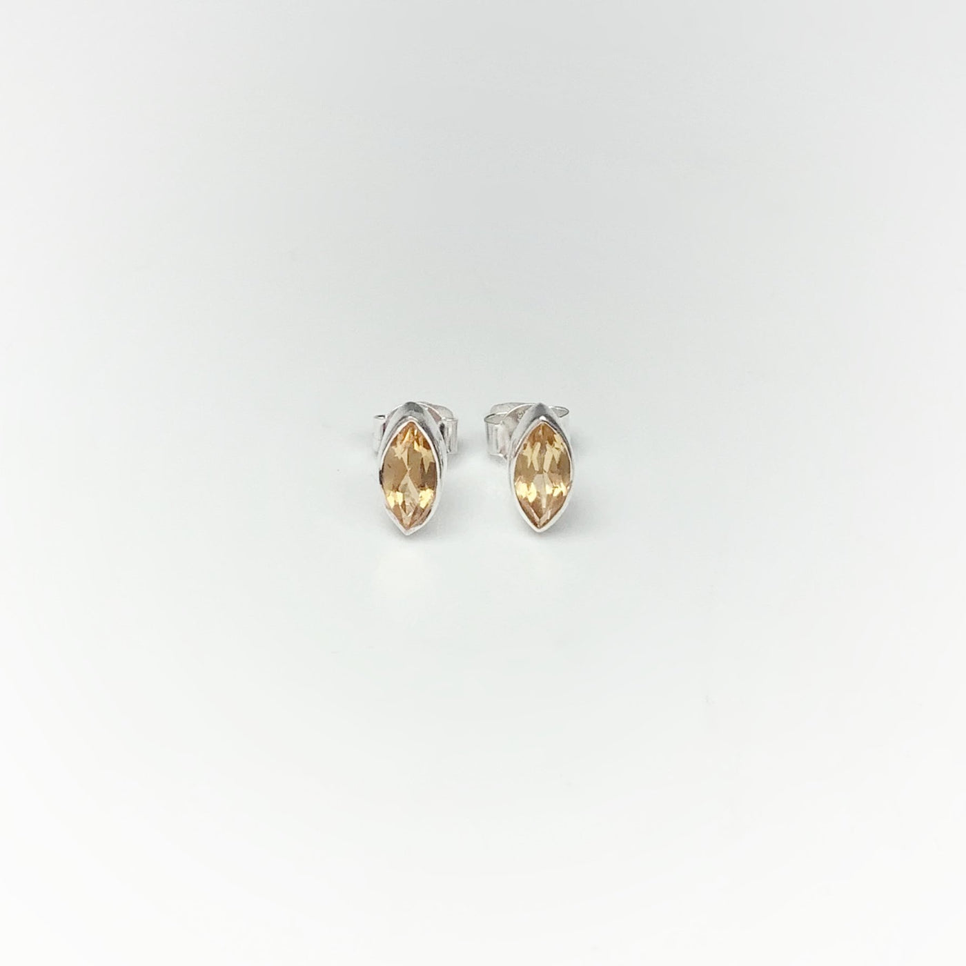 Citrine Stud Earrings