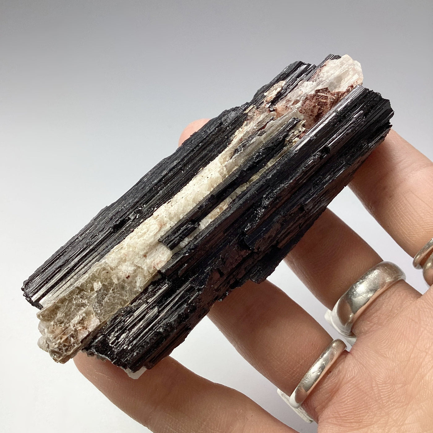 Black Tourmaline in Matrix