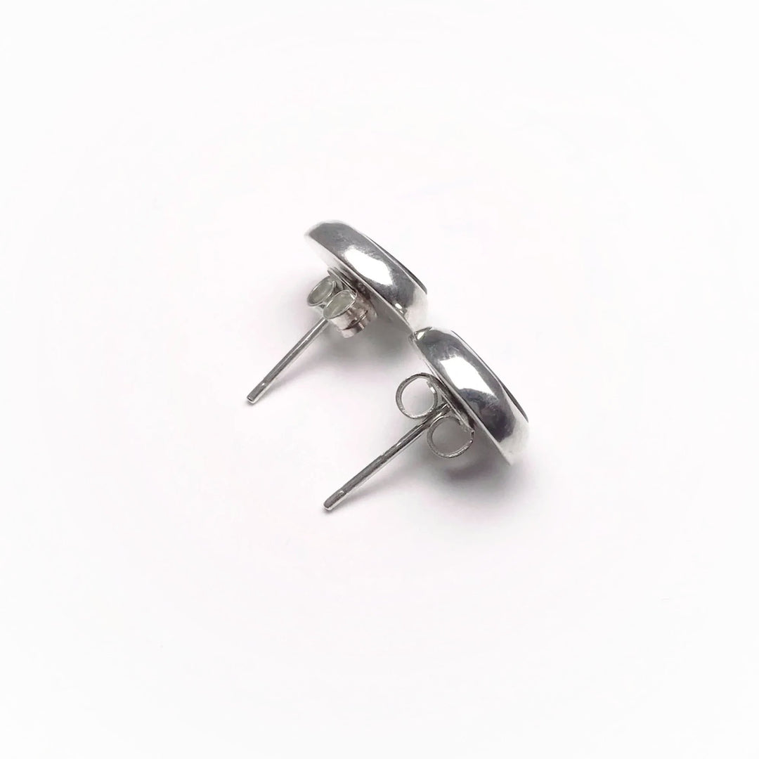 Alberta Ammolite Stud Earrings - Rocks and Gems Canada