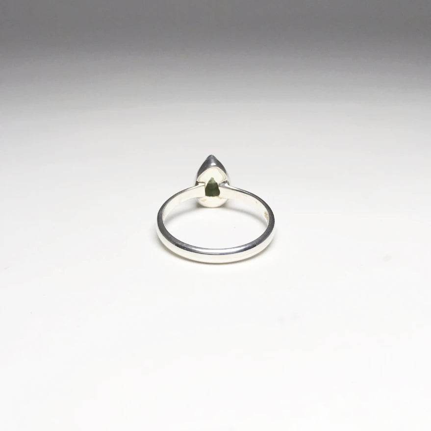 Green Tourmaline Ring - Rocks and Gems Canada