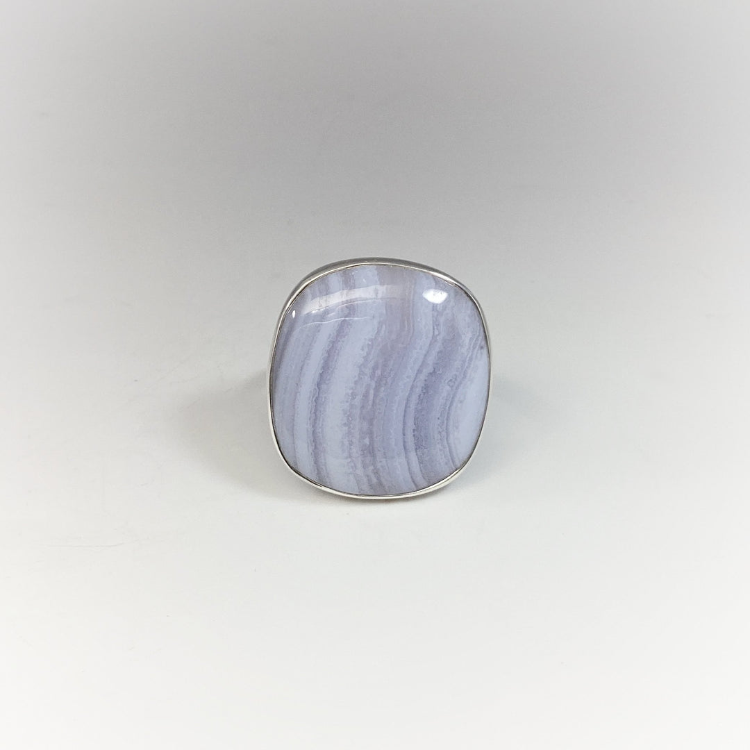 Blue Lace Agate Ring - Rocks and Gems Canada