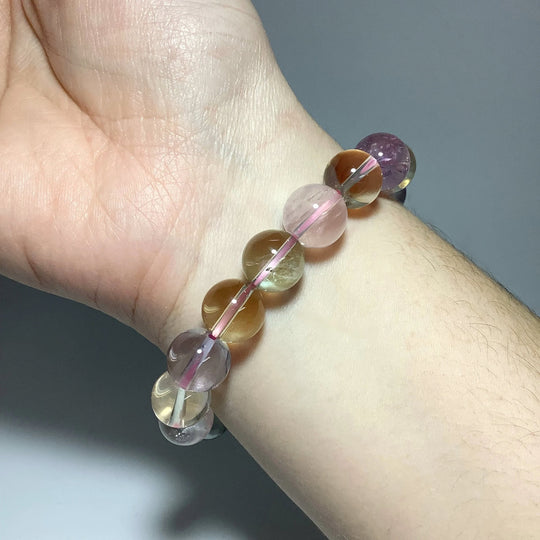 Multistone Beaded Bracelet - 12mm - Rocks and Gems Canada