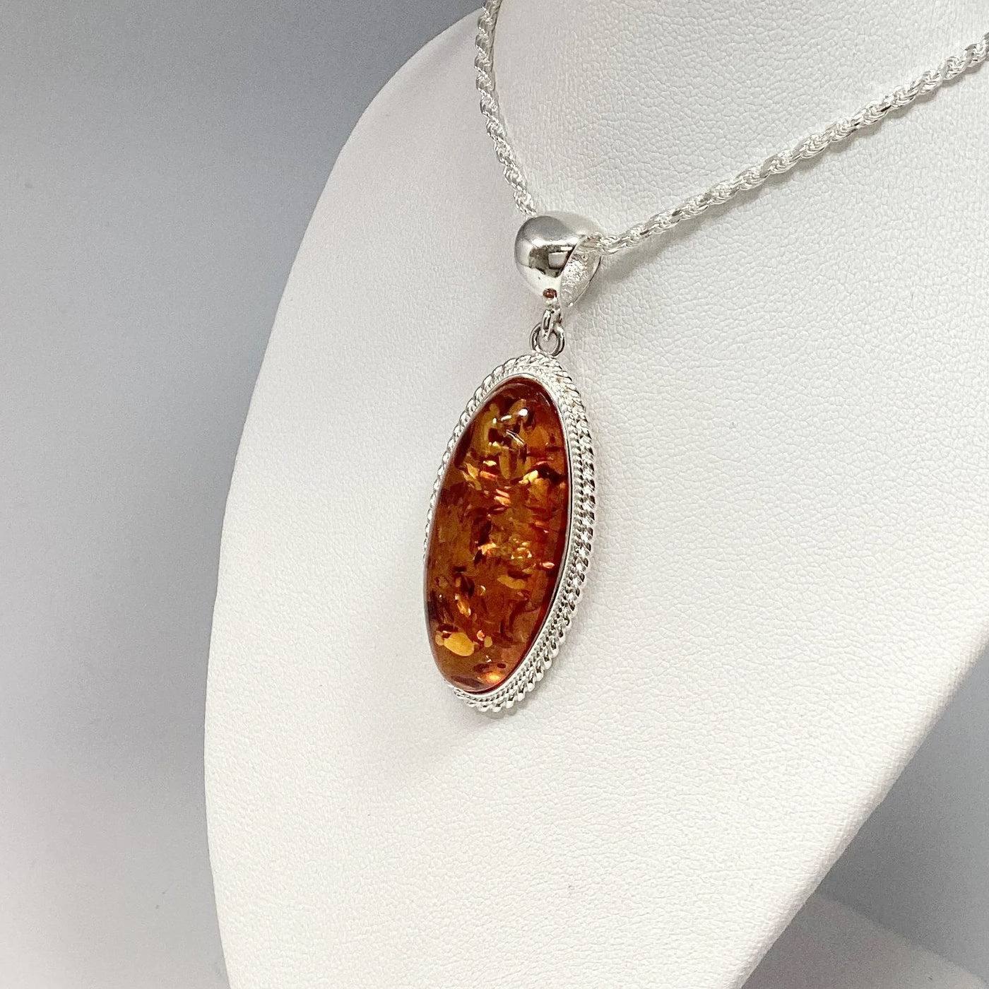 Cognac Amber Pendant