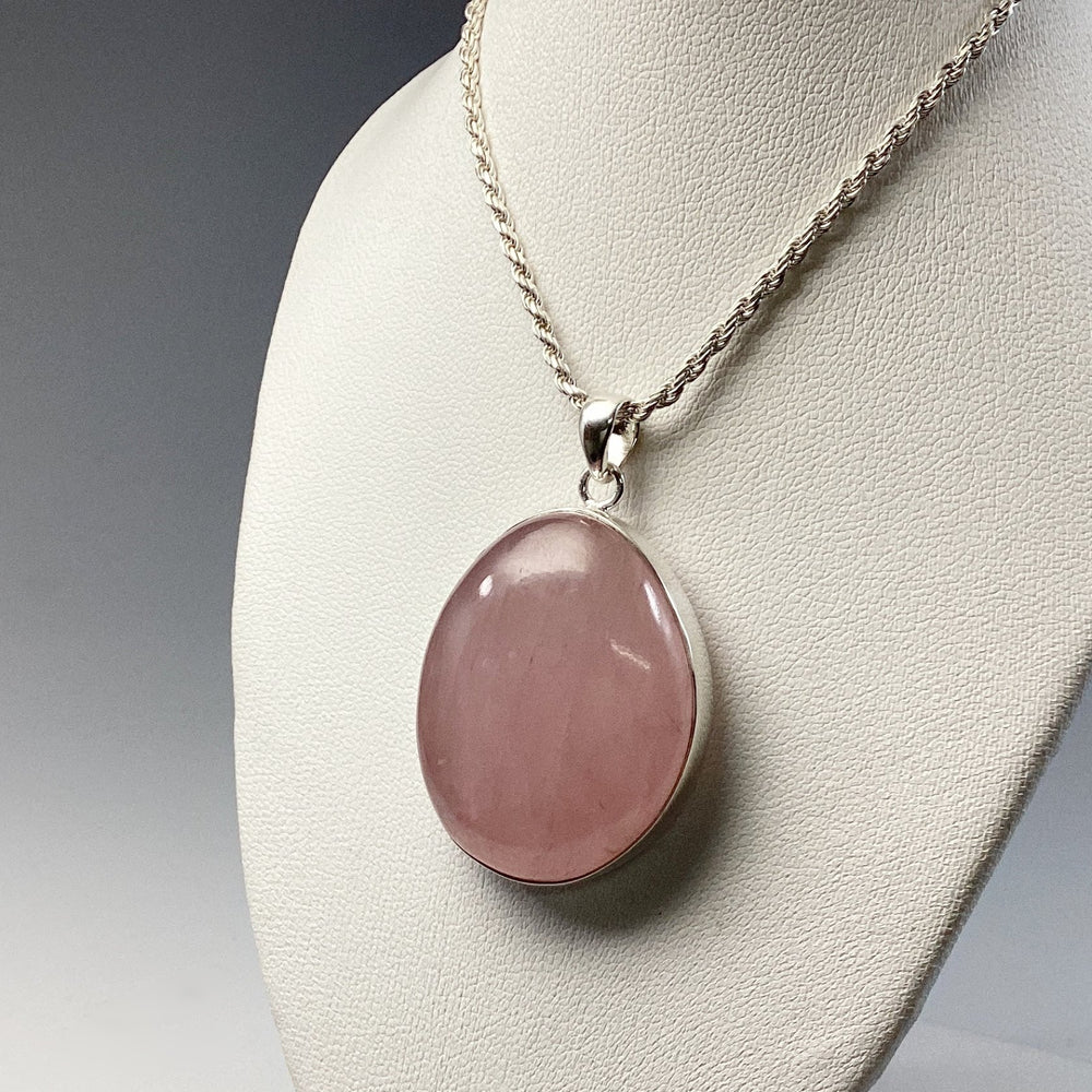 Rose Quartz Pendant - Rocks and Gems Canada