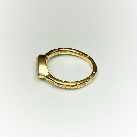 Rainbow Moonstone Ring - Rocks and Gems Canada