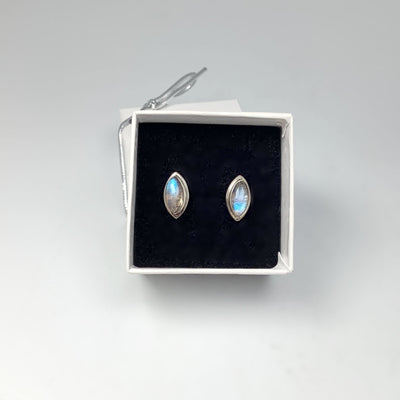 Labradorite Stud Earrings