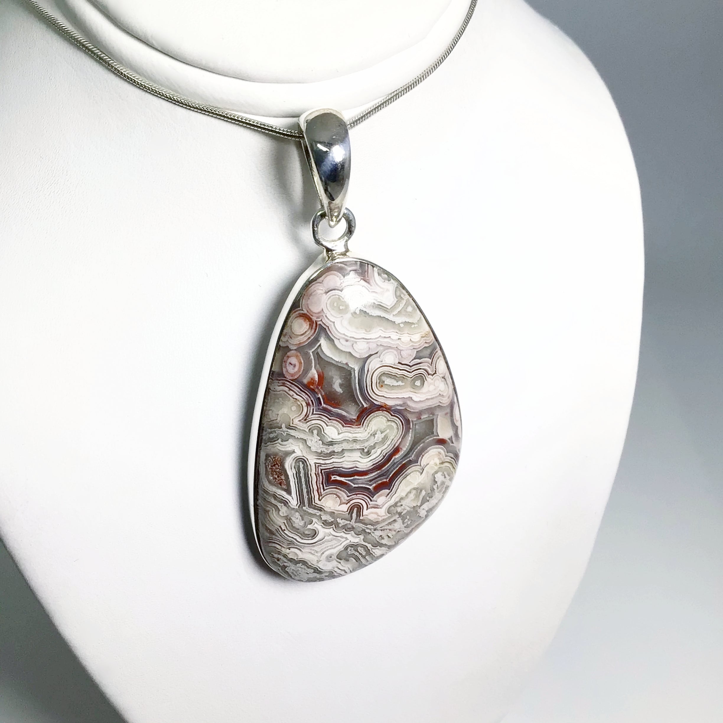 Crazy Lace Agate Pendant - Rocks and Gems Canada