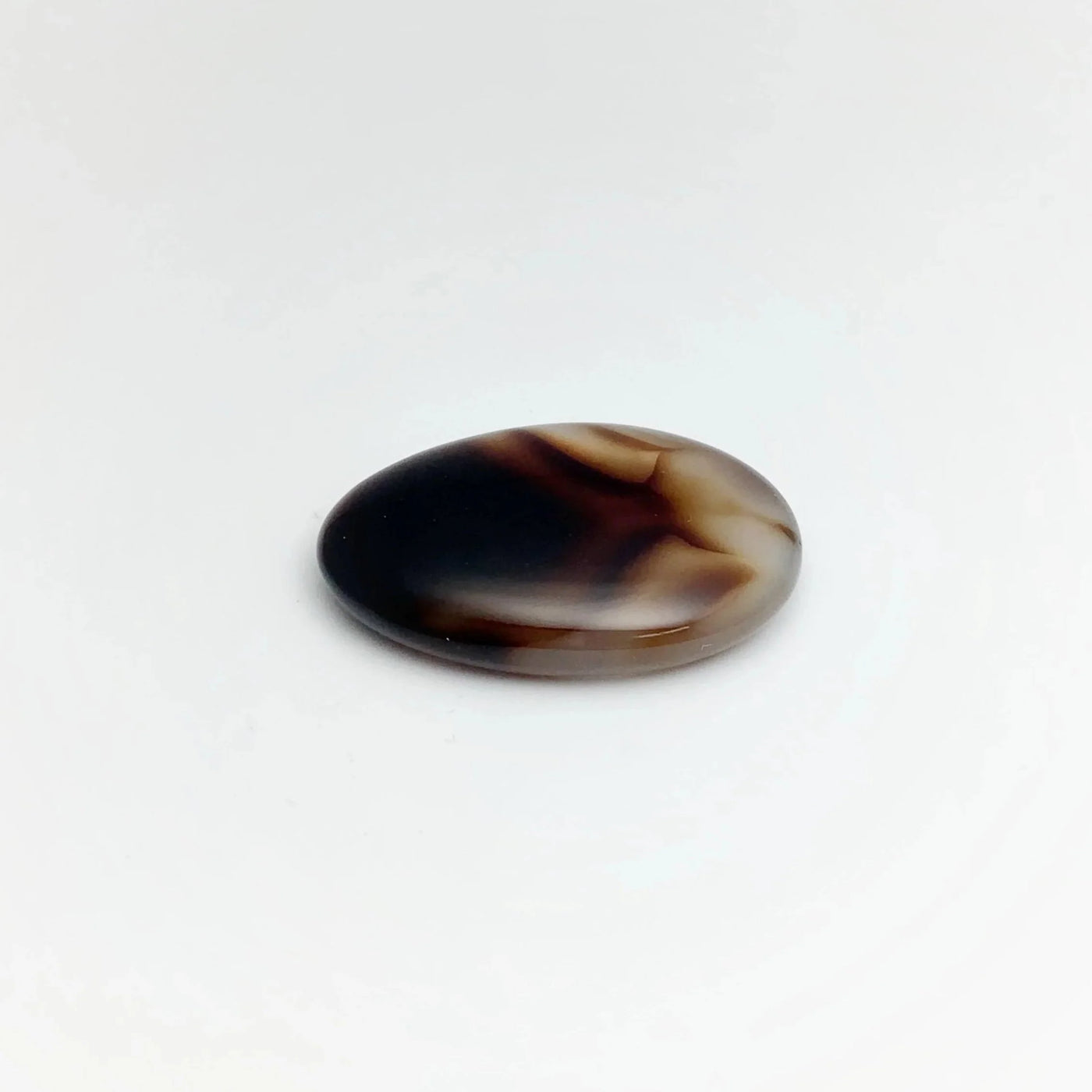 Small Worry Stone - Black Agate