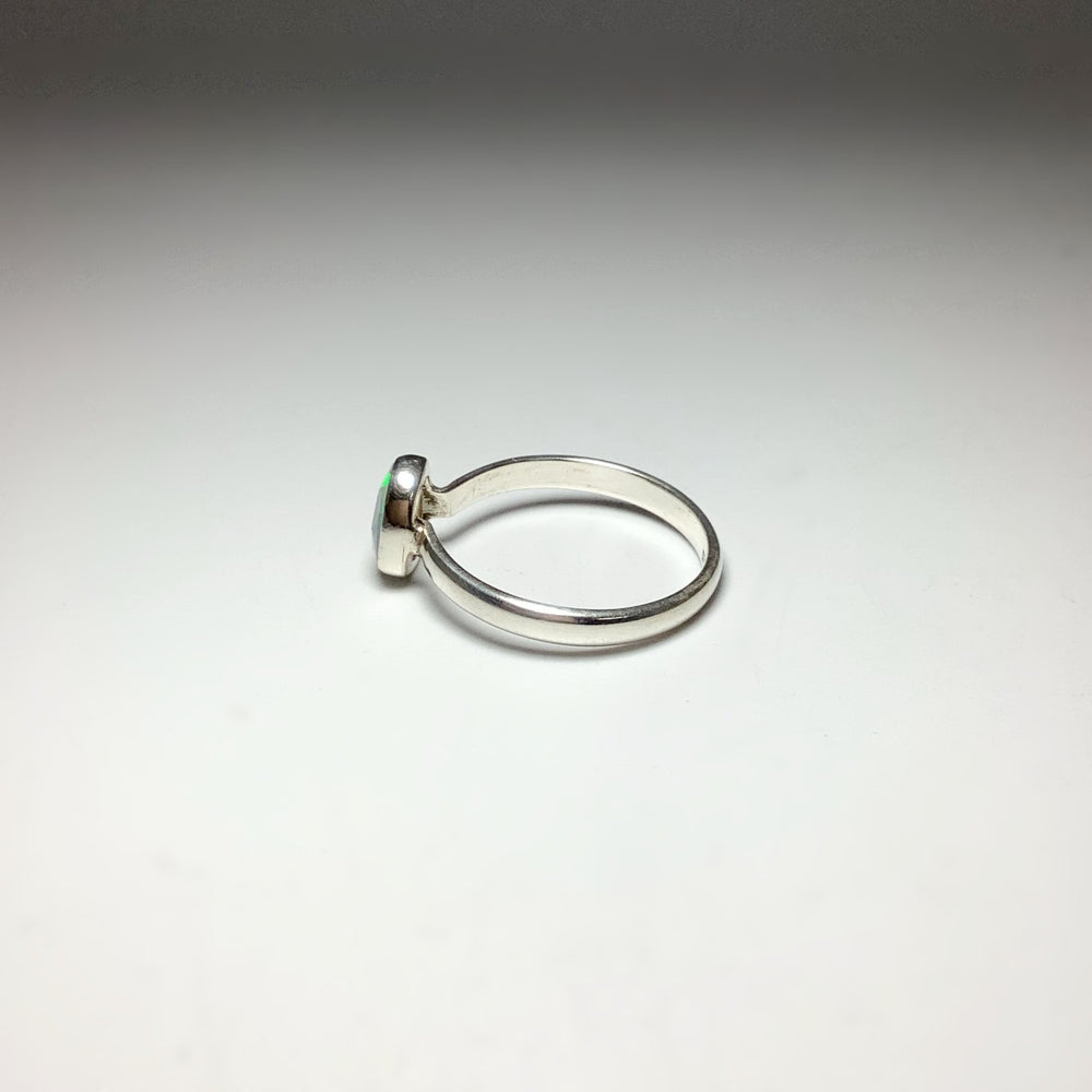 Faceted Ethiopian Fire Opal Ring - Rocks and Gems Canada