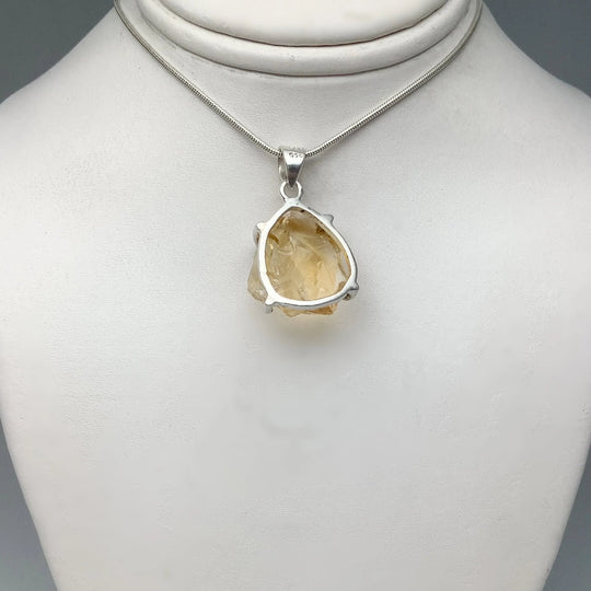 Raw Citrine Pendant - Rocks and Gems Canada