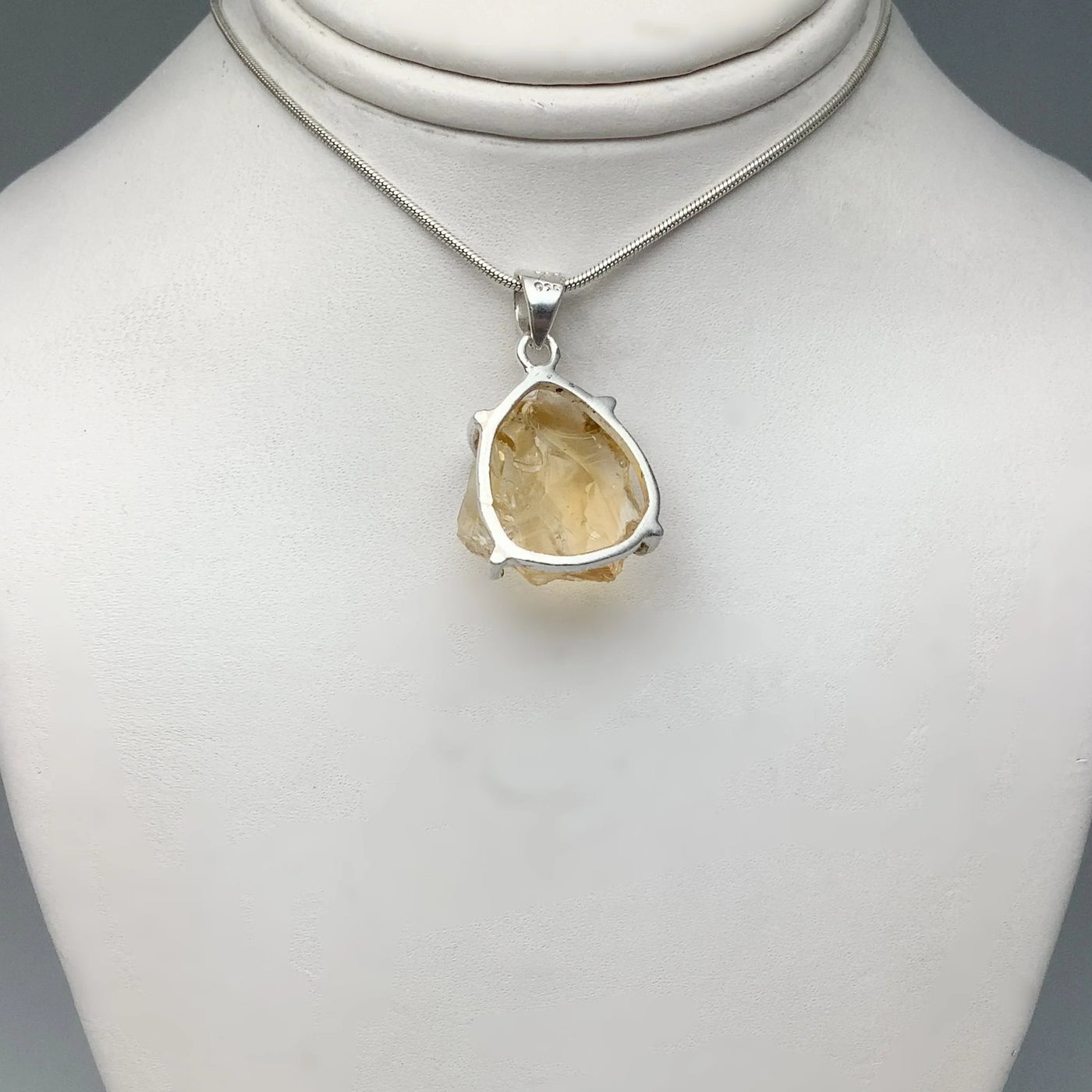 Raw Citrine Pendant