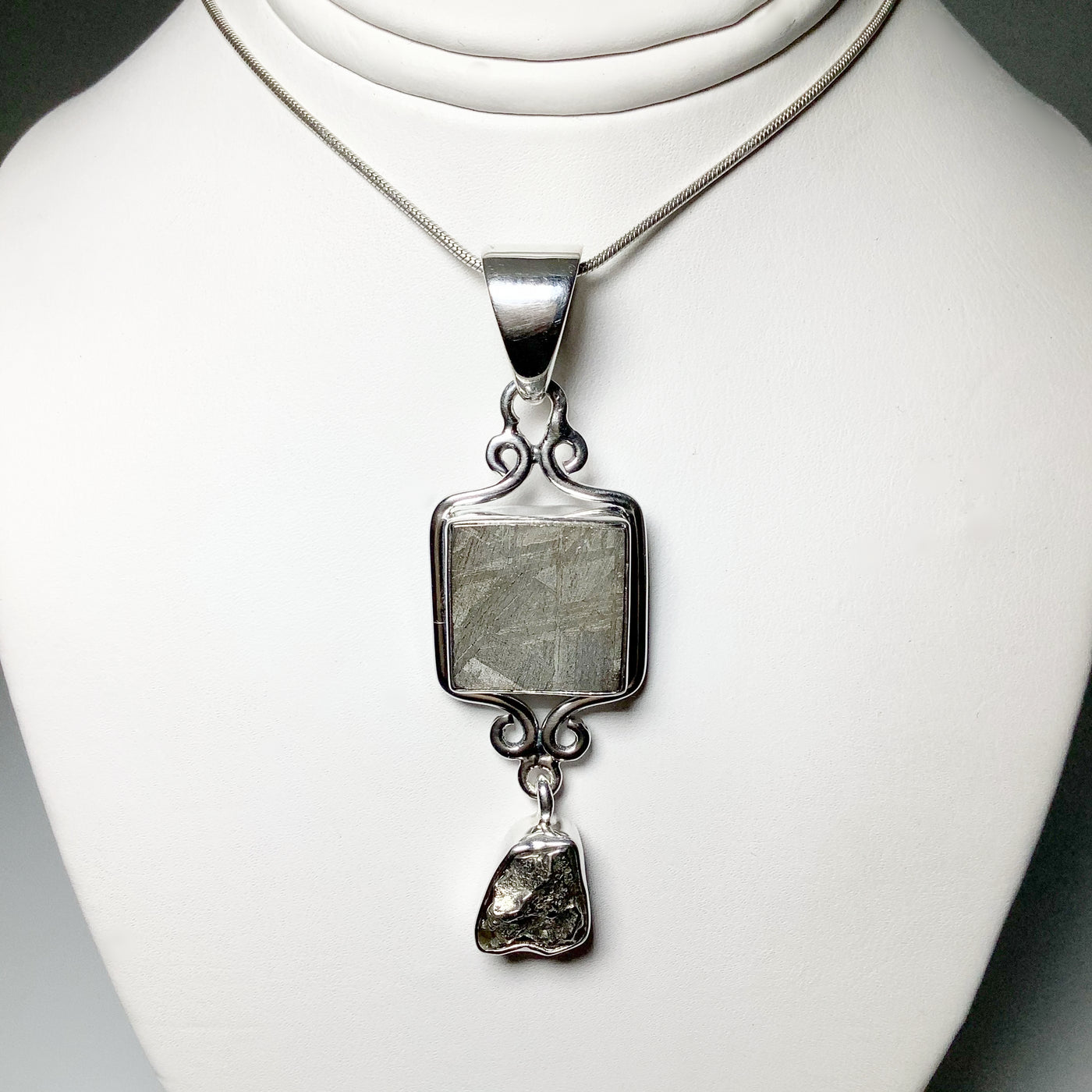 Muonionalusta and Campo Del Cielo Meteorite Pendant