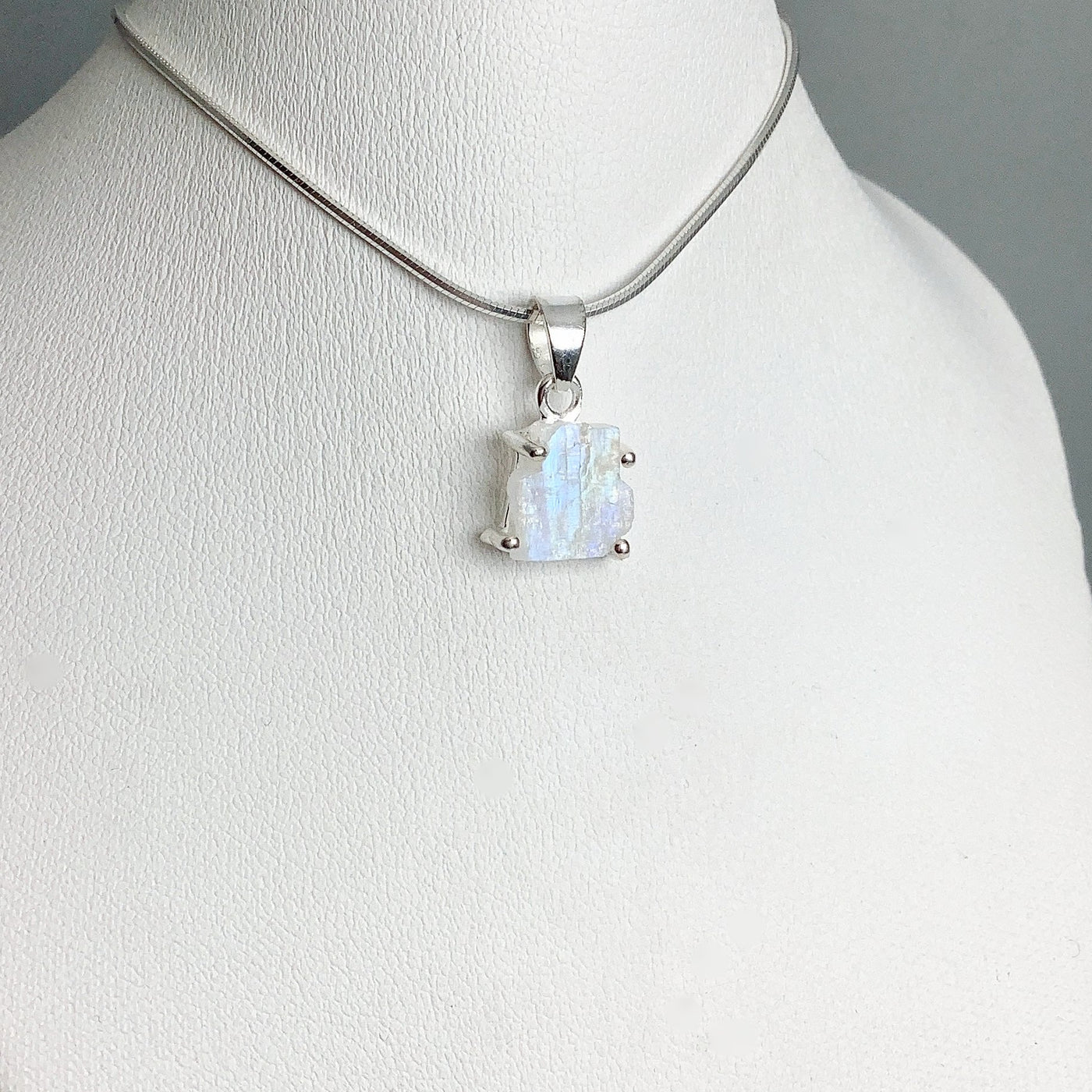 Raw Moonstone Pendant