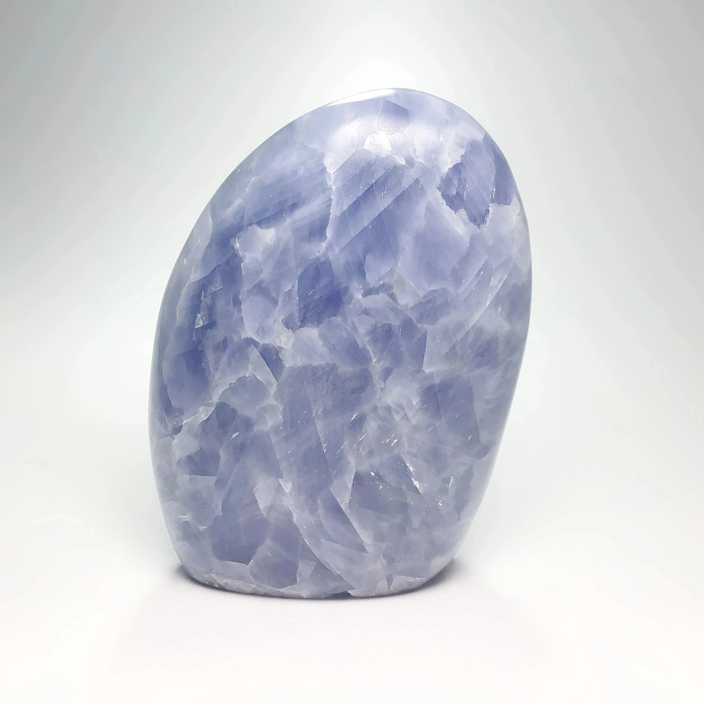 Blue Calcite Stand Up Freeform