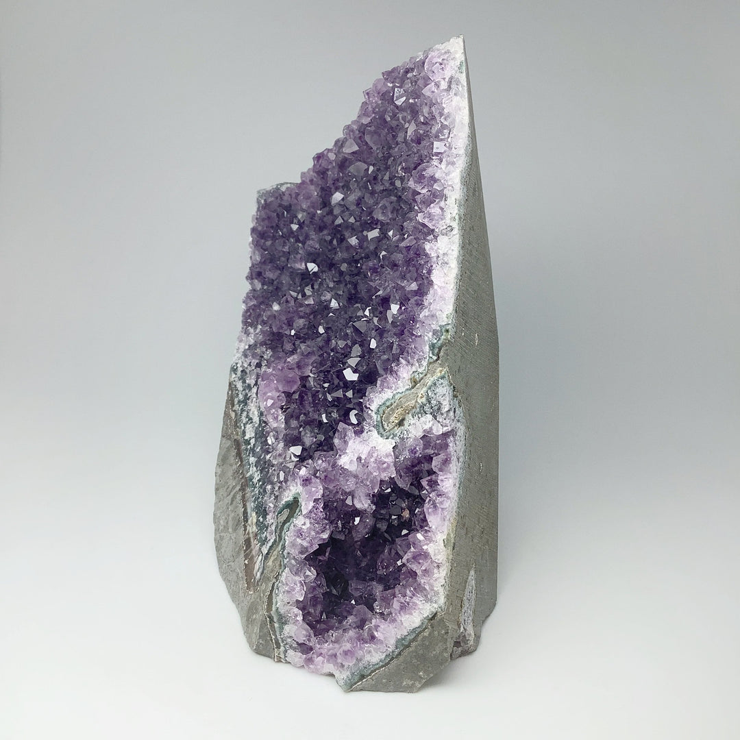 Amethyst Druze Cluster Stand Up - Rocks and Gems Canada