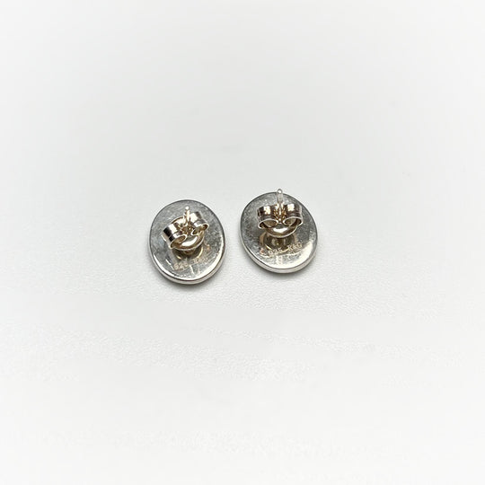 Alberta Ammolite Stud Earrings - Rocks and Gems Canada