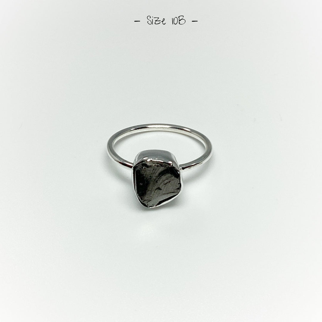 Raw Elite Shungite Ring - Rocks and Gems Canada