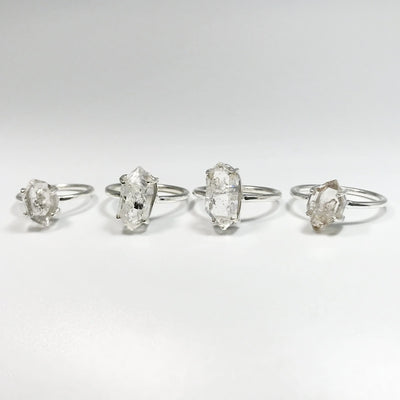 Herkimer Diamond Ring at $89 each