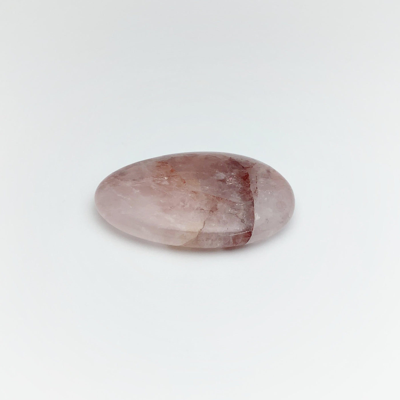 Worry Stone - Pale Hematoid Quartz