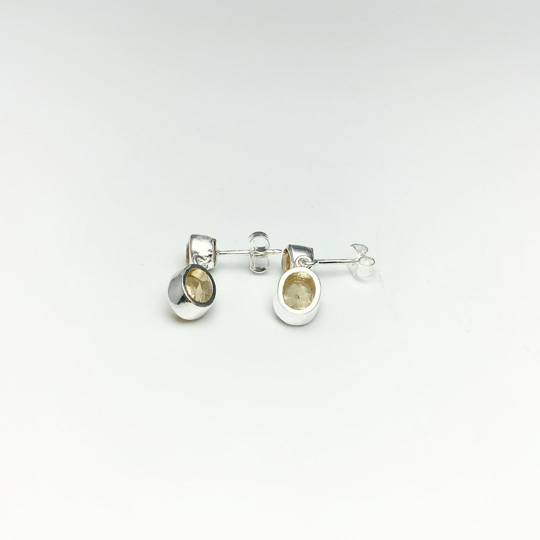 Citrine Stud Earrings - Rocks and Gems Canada