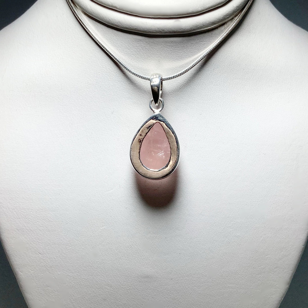Rose Quartz Pendant - Rocks and Gems Canada
