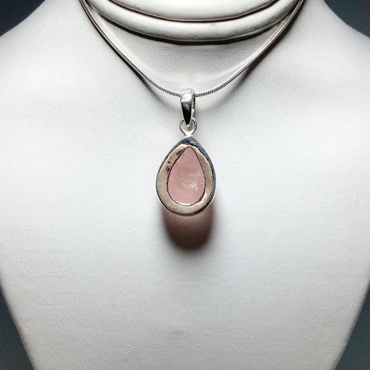 Rose Quartz Pendant - Rocks and Gems Canada
