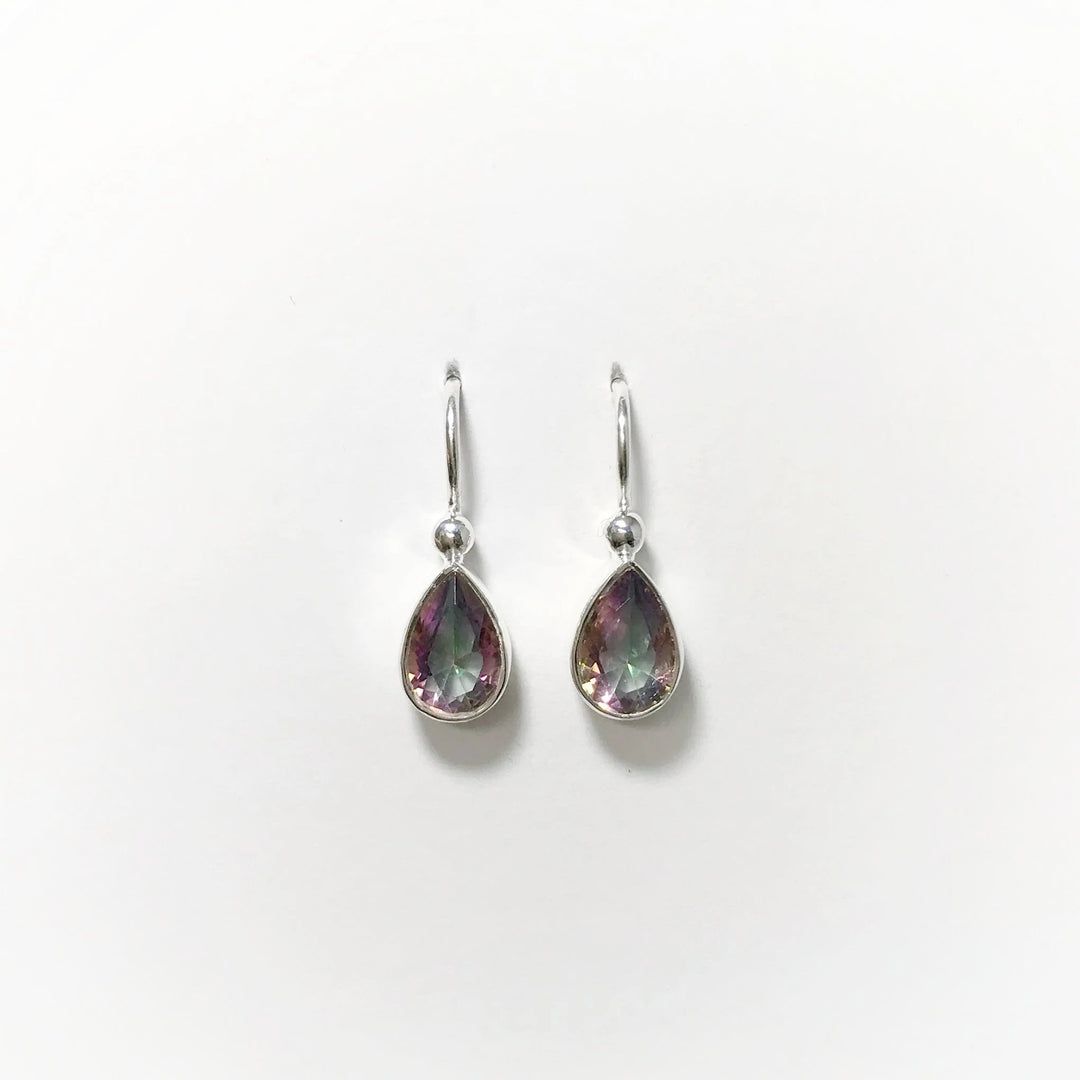 Mystic Topaz Dangle Earrings - Rocks and Gems Canada