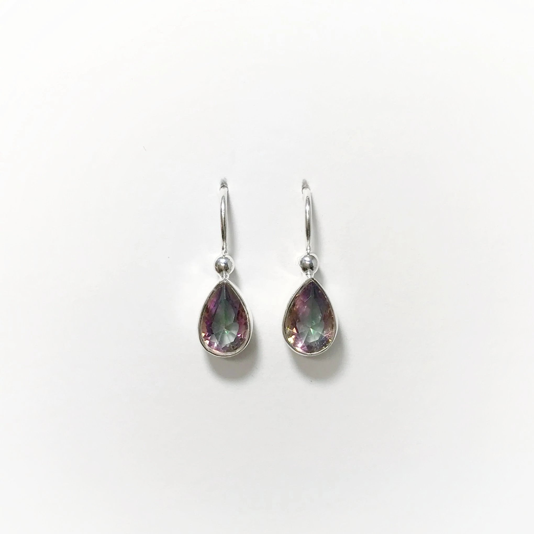 Mystic Topaz Dangle Earrings - Rocks and Gems Canada
