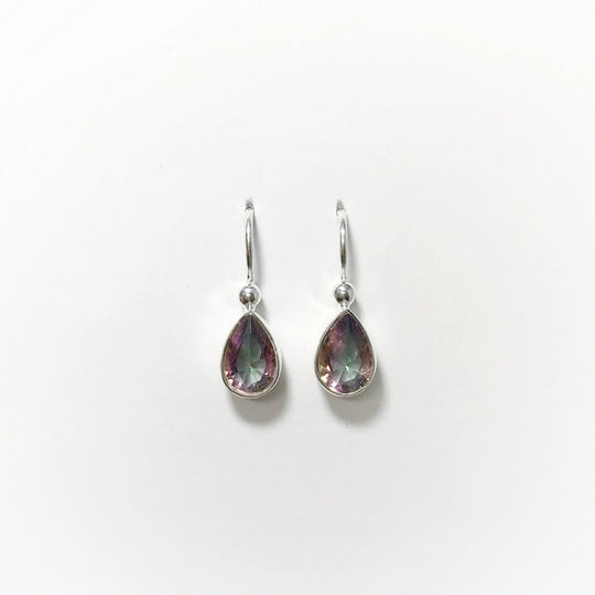 Mystic Topaz Dangle Earrings - Rocks and Gems Canada