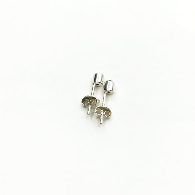 Green Tourmaline Stud Earrings