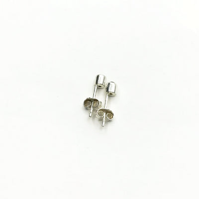 Green Tourmaline Stud Earrings