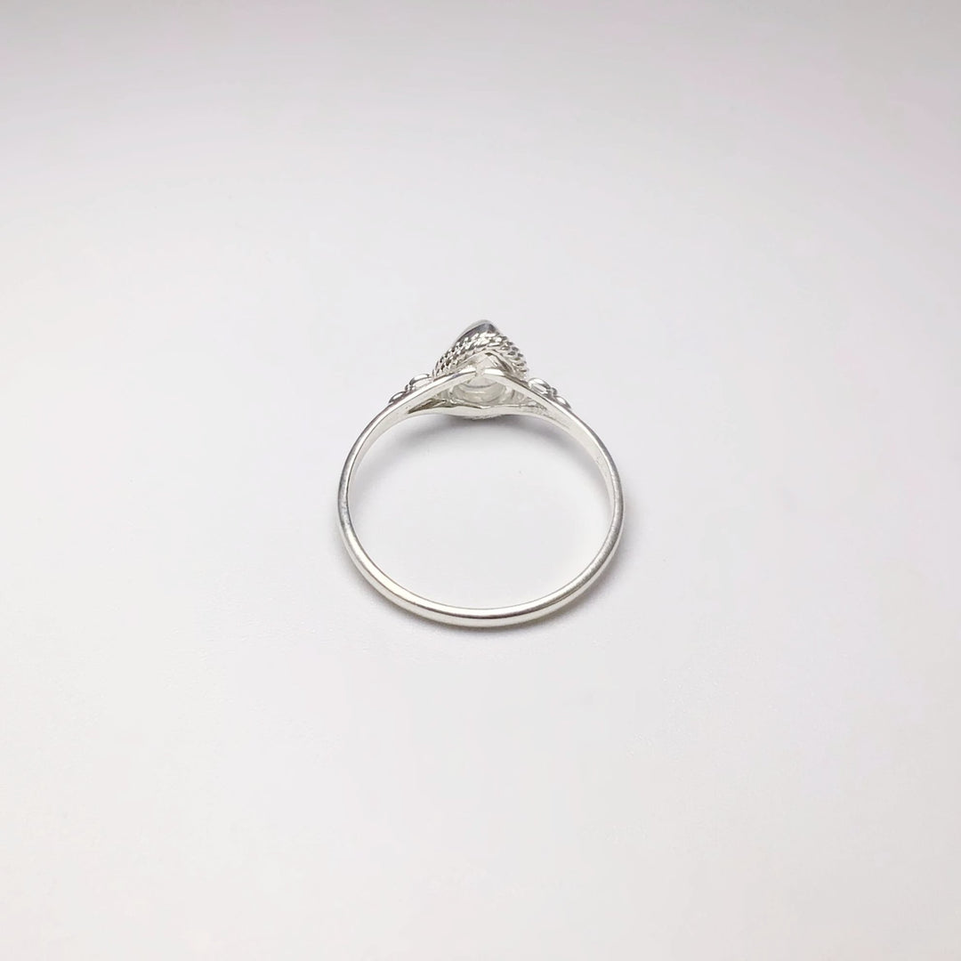 Rainbow Moonstone Ring - Rocks and Gems Canada