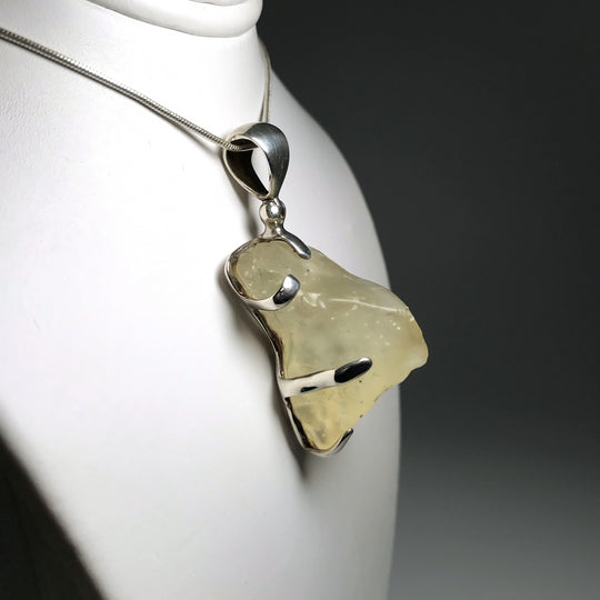 Libyan Desert Glass Pendant - Rocks and Gems Canada