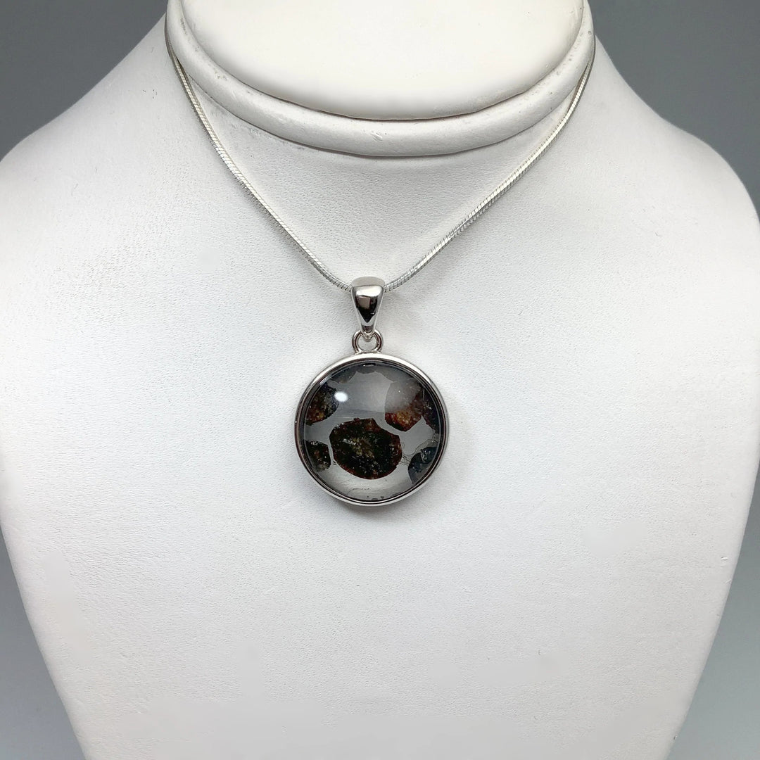 Sericho Meteorite Round Pendant - Rocks and Gems Canada