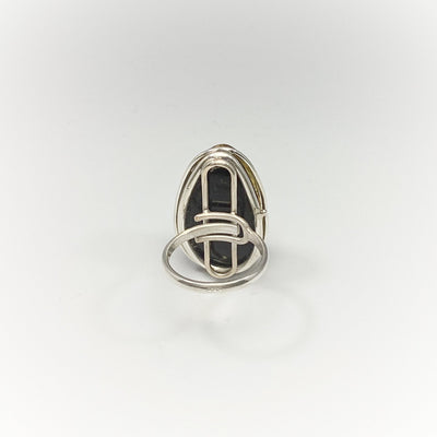 Green Amber Ring