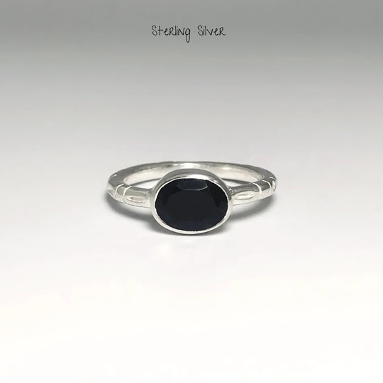 Black Onyx Ring - Rocks and Gems Canada