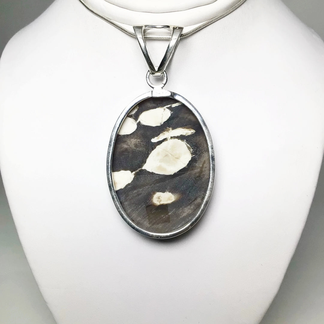 Petrified Peanut Wood Pendant - Rocks and Gems Canada